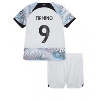 Liverpool Roberto Firmino #9 Fotballklær Bortedraktsett Barn 2022-23 Kortermet (+ korte bukser)